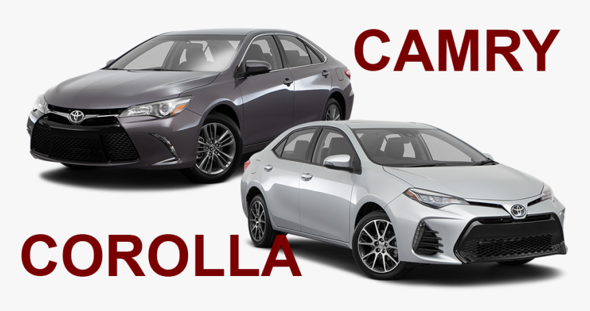 Toyota Camry And Toyota Corolla - Тойота Королла И Камри, HD Png Download, Free Download
