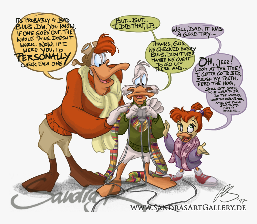 Mallard’s Christmas Vacation This Year’s Holiday Picture - Cartoon, HD Png Download, Free Download