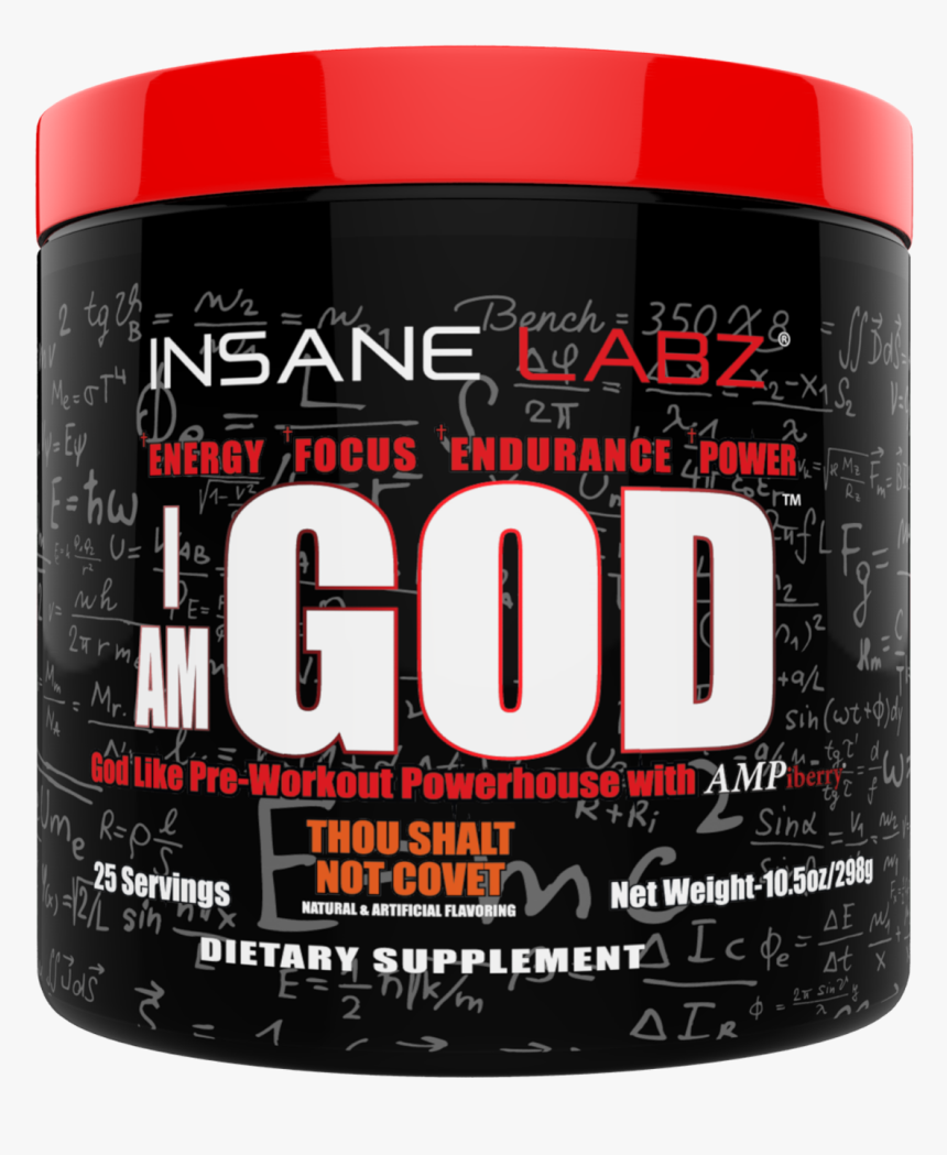 I Am God - Am God Pre Workout, HD Png Download, Free Download