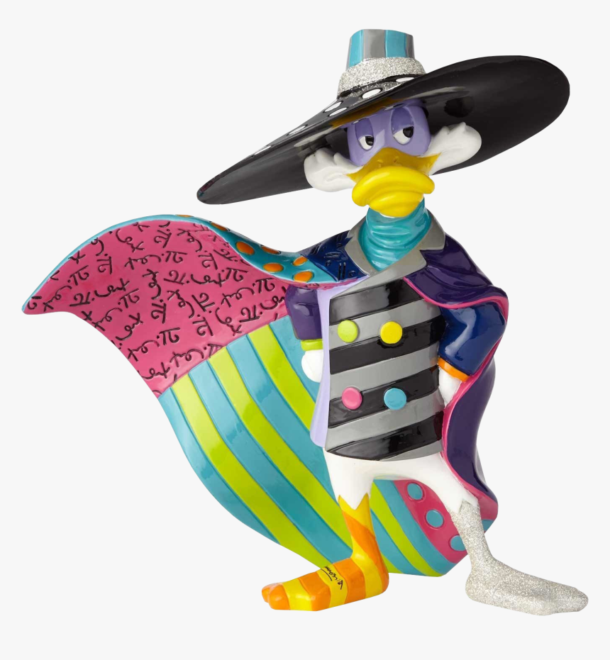 Darkwing Duck 8” Statue By Romero Britto - Darkwing Duck Statue, HD Png Download, Free Download