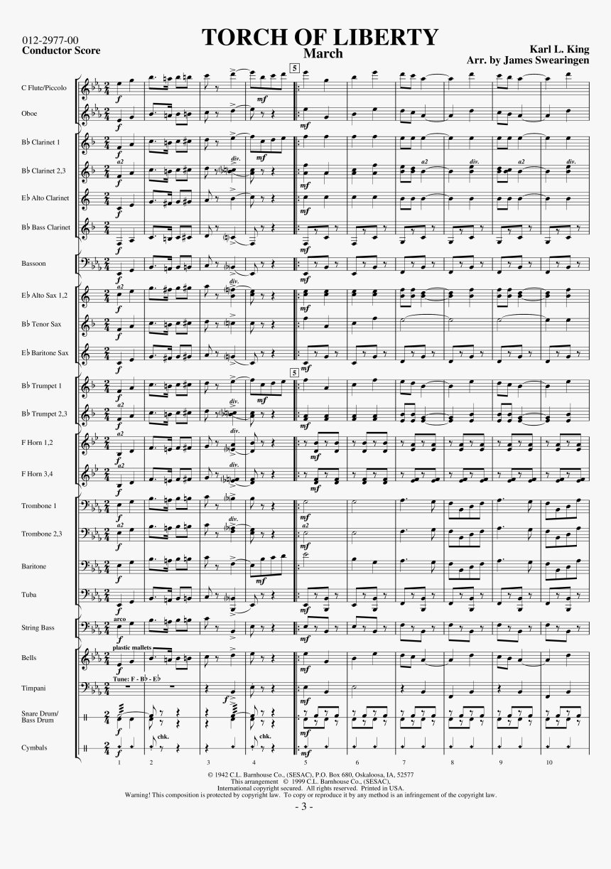 Product Thumbnail - English Folk Song Suite Score Pdf, HD Png Download, Free Download