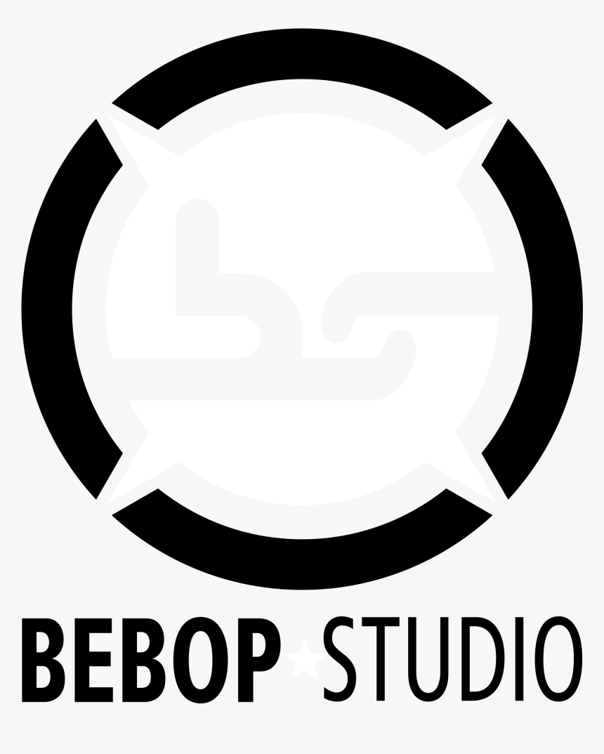 Bebop Studio Logo Black And White - Peace Symbol, HD Png Download, Free Download