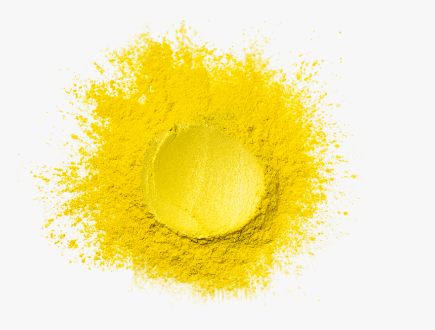 Powder - Yellow Luster - Metallic Paint - Water Based - Circle, HD Png Download, Free Download