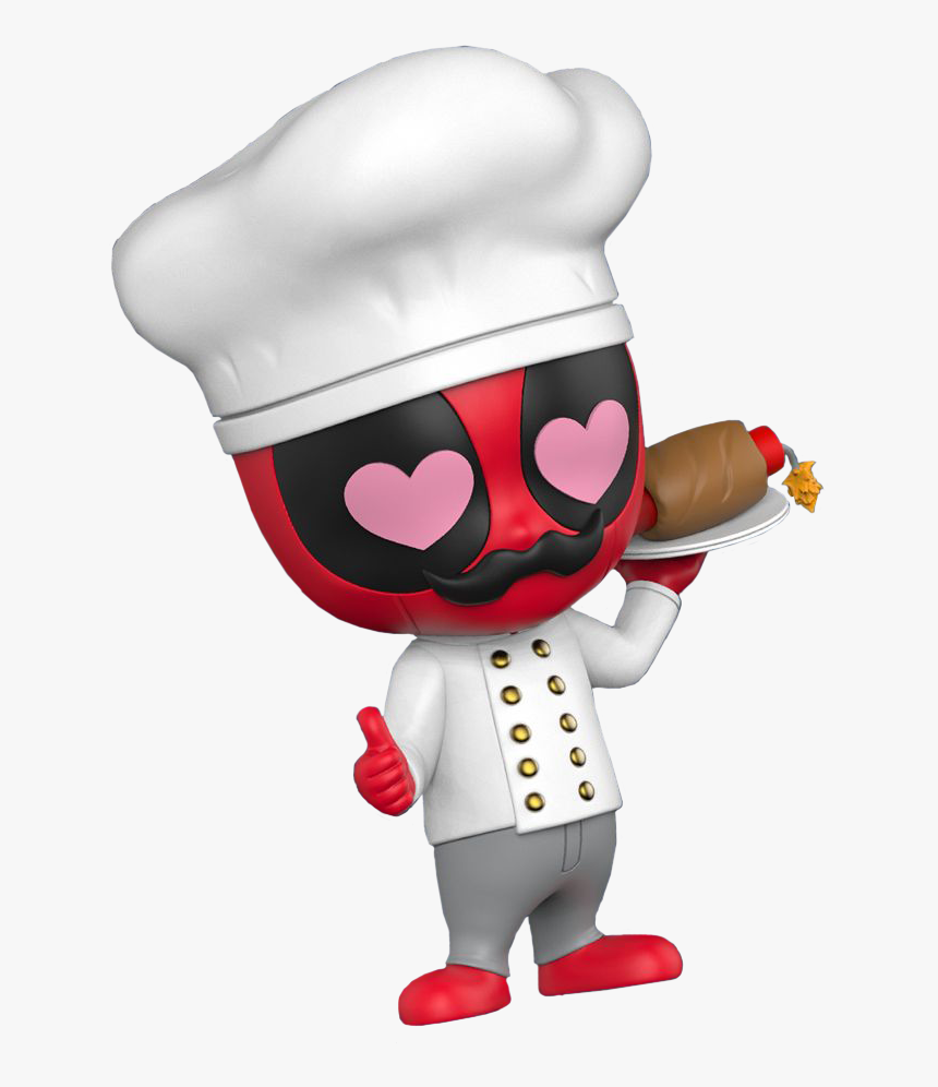 Chef Deadpool Cosbaby Hot Toys Bobble Head Figure - Deadpool Cocinero, HD Png Download, Free Download