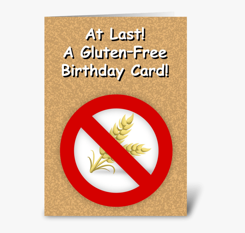 Gluten Free Birthday Card Greeting Card - Foam Mattress Advantages And Disadvantages, HD Png Download, Free Download