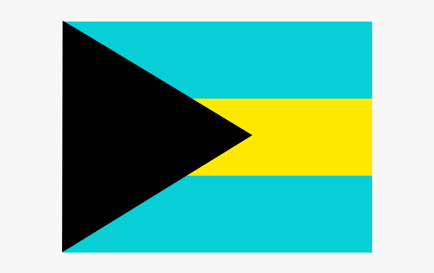 Flag Of Bahamas Logo Png Transparent - Triangle, Png Download, Free Download