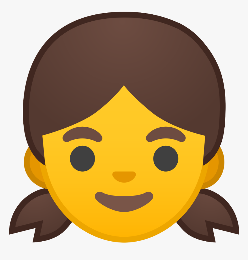 Girl Emoji Png Icon , Png Download - Emoji Niña, Transparent Png, Free Download