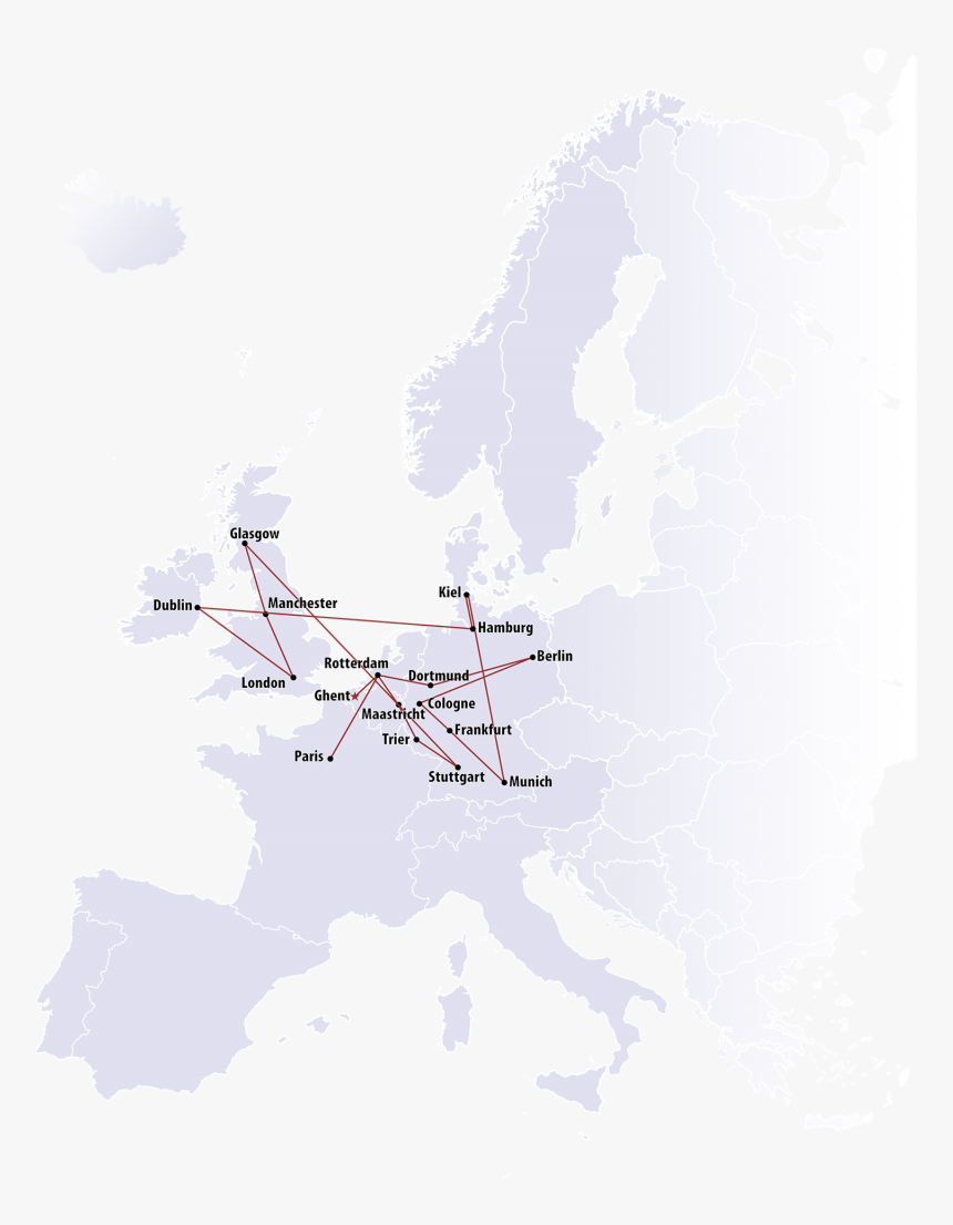 White Europe Map Png, Transparent Png, Free Download