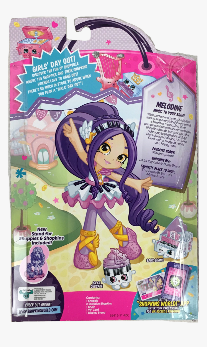 Shopkins Shoppies Melodine, HD Png Download, Free Download