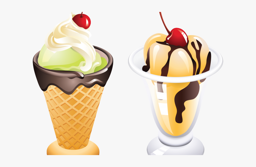 Small Clipart Ice Cream - Cold Ice Cream Clip Art, HD Png Download, Free Download