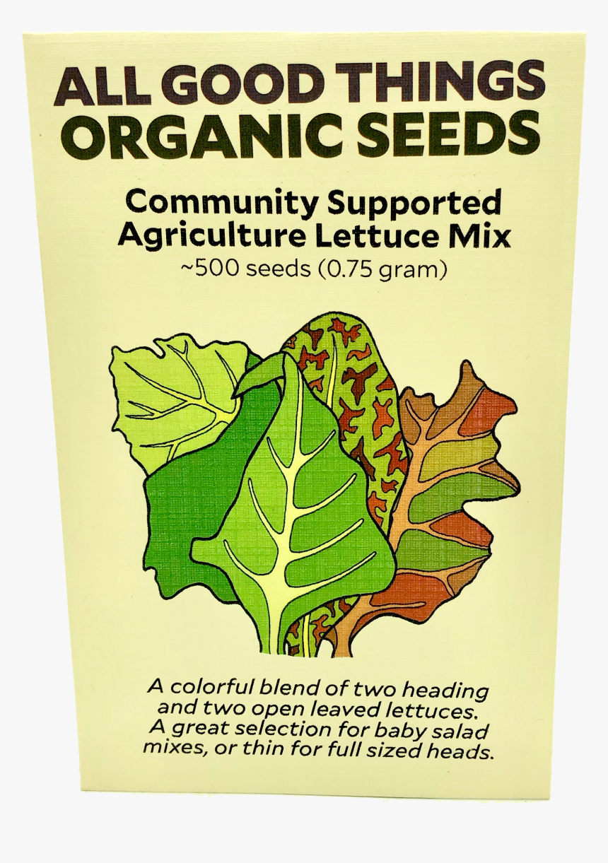 Community Supported Agriculture Lettuce Mix - Poster, HD Png Download, Free Download