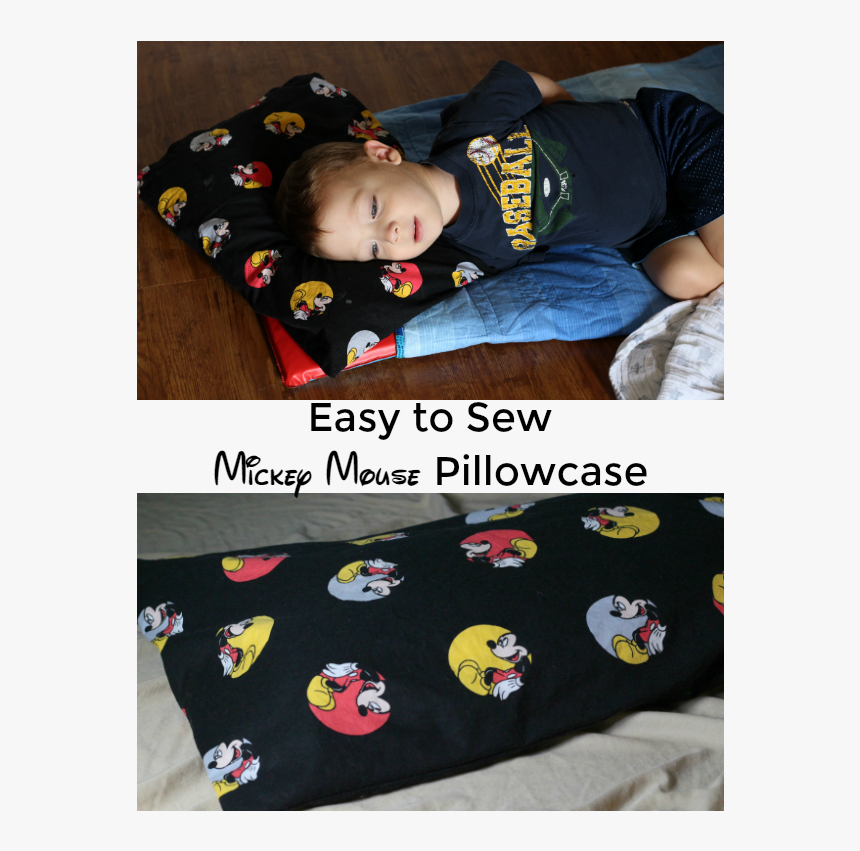 Diy Mickey Mouse Pillowcase - Toddler, HD Png Download, Free Download