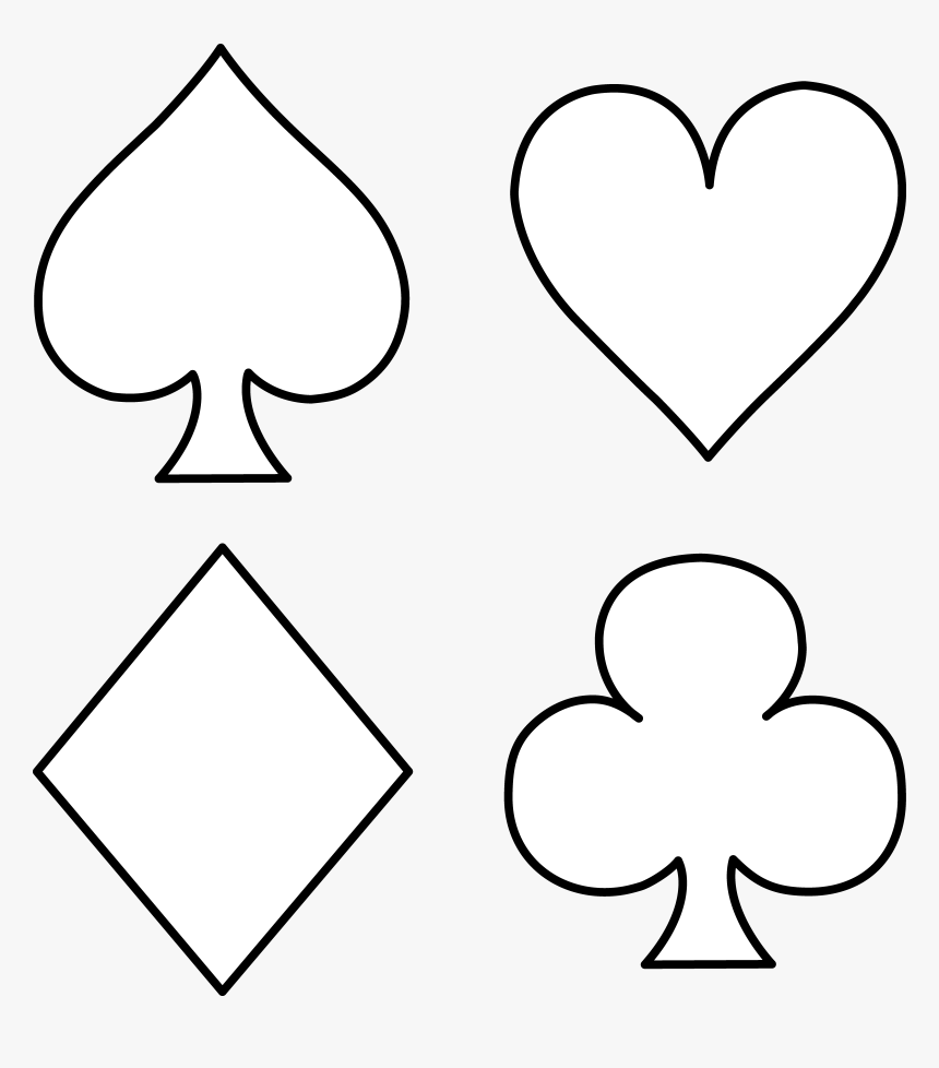 Playing Card Template Png, Transparent Png - kindpng