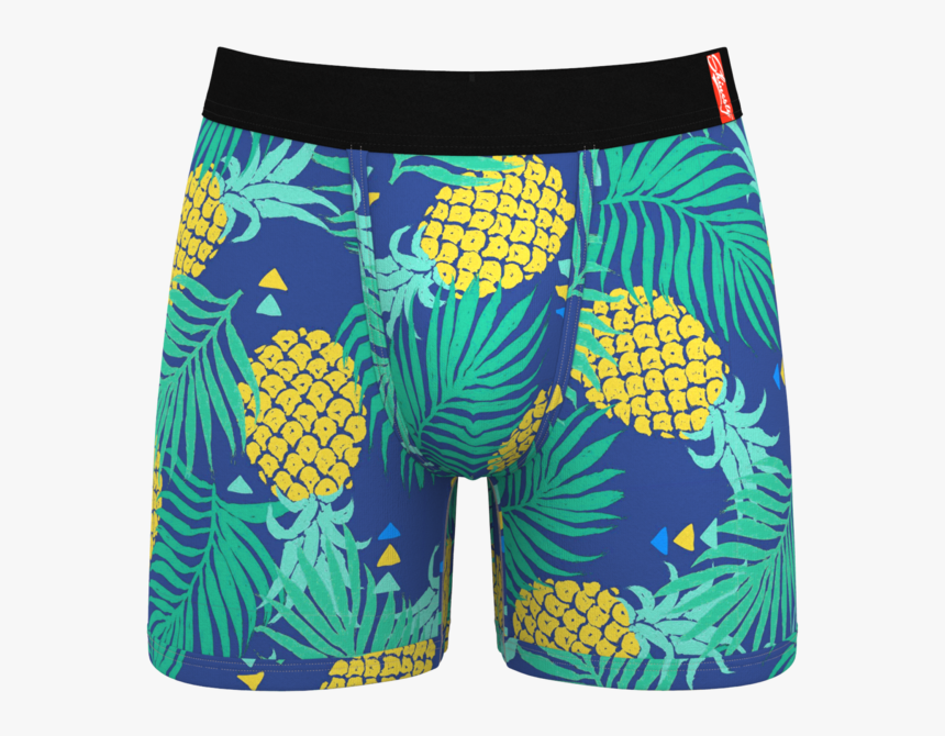 Pineapple Print Ball Hammock Boxer Briefs - Boxer Pineapple, HD Png ...