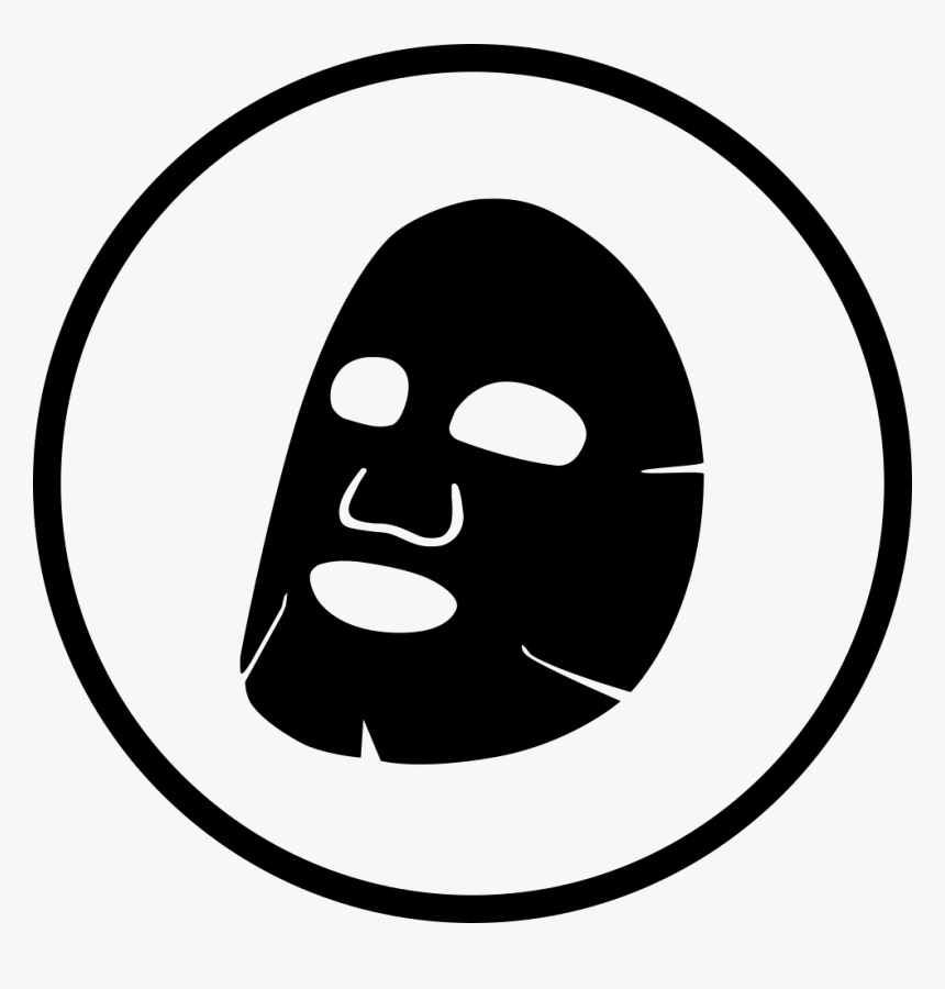 Mask Hollow - Facial Mask Icon Png, Transparent Png, Free Download