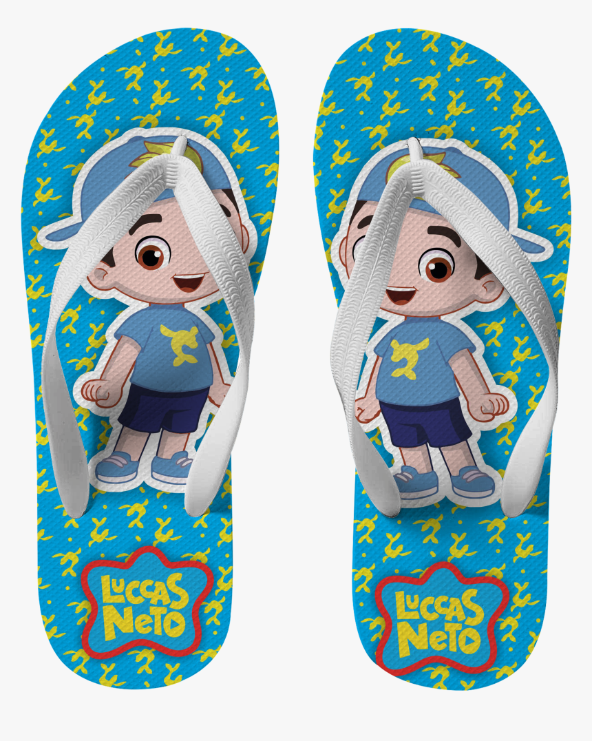 Estampa Chinelo Luccas Neto, HD Png Download - kindpng