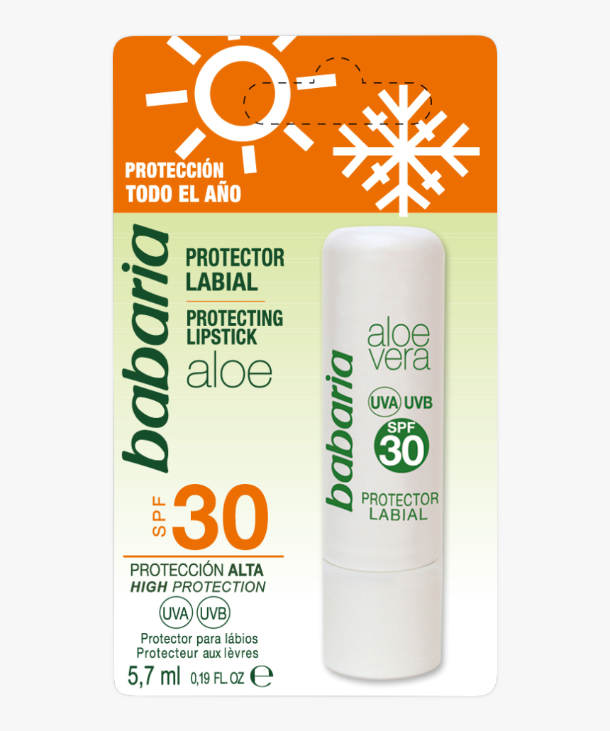 Protector Labial De Aloe Vera De Babaria - Babaria, HD Png Download, Free Download