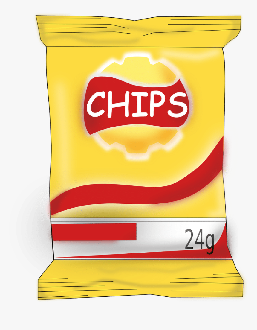 Pixabay Chips 160417 1280 Edited - Clipart Picture Of Junk Foods, HD Png Download, Free Download