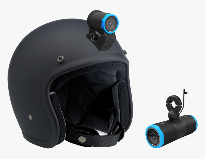 Racing Helmet Mounts Duo Copy - 3 4 安全 帽 復古, HD Png Download, Free Download