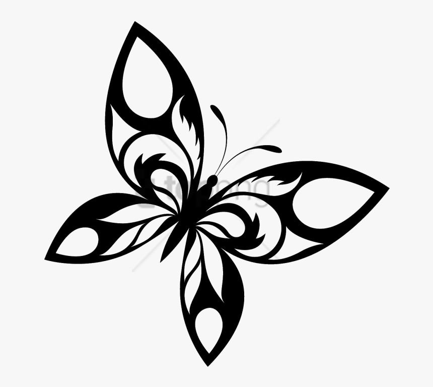 Free Png Flying Butterfly Tattoo Png Image With Transparent, Png Download, Free Download