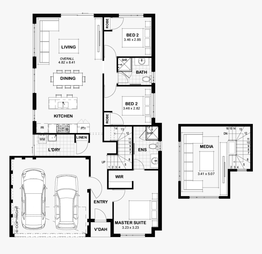 12.5 M Frontage Homes Designs, HD Png Download, Free Download