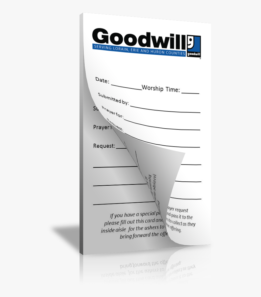 3” X 5” Double Sided Notepads - Goodwill, HD Png Download, Free Download