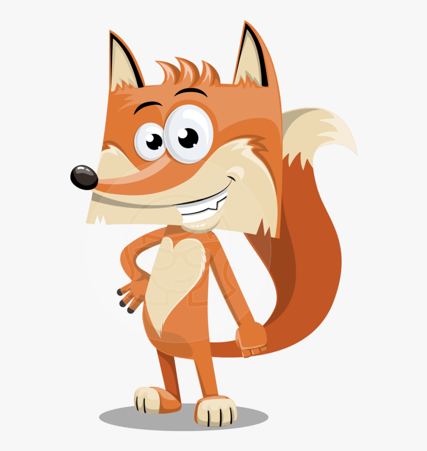 Roy Foxly - Fox Cartoon Png, Transparent Png, Free Download