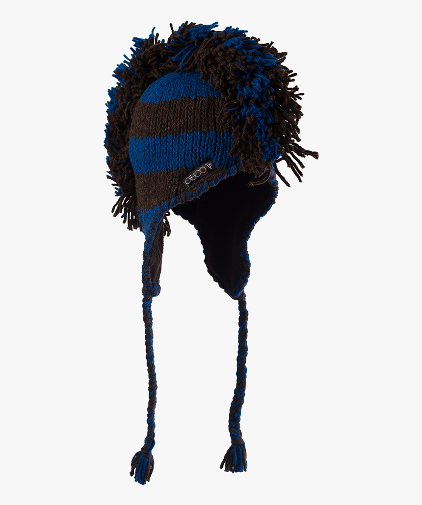 Blue & Brown - Mohawk Winter Hat, HD Png Download, Free Download