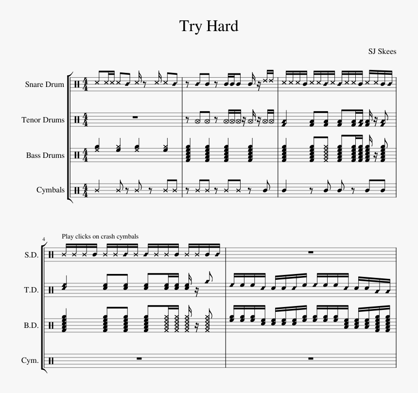 All I Do Is Win Music Sheet, HD Png Download, Free Download