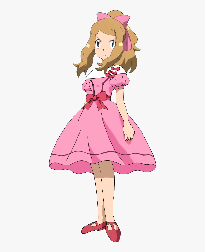 Pokemon Serena In A Dress Hd Png Download Kindpng