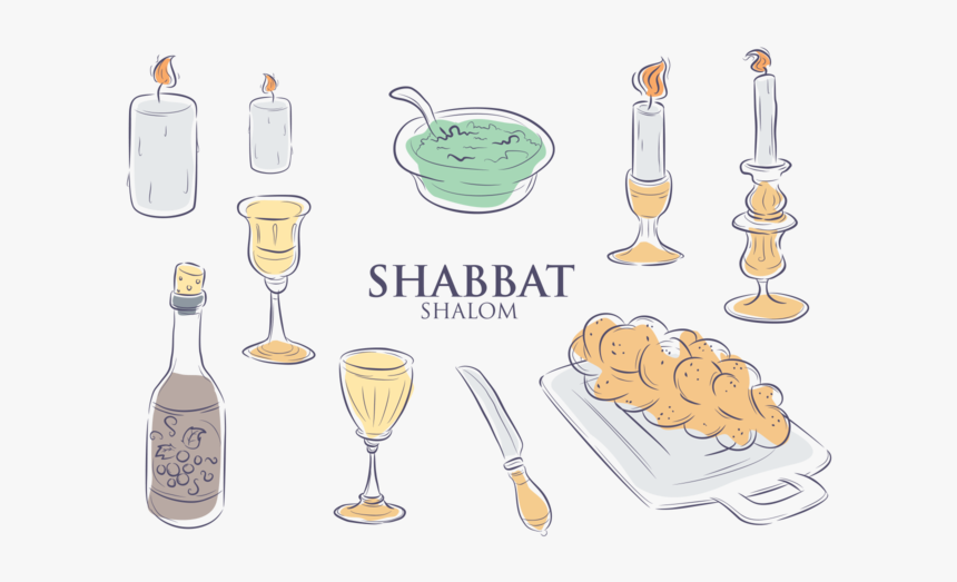 Shabbat Icons Vector - Shabbat Icons, HD Png Download, Free Download