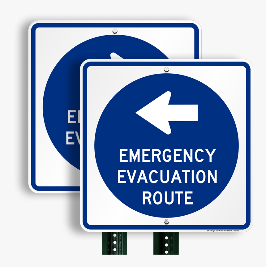 Hurricane Evacuation Sign, HD Png Download, Free Download