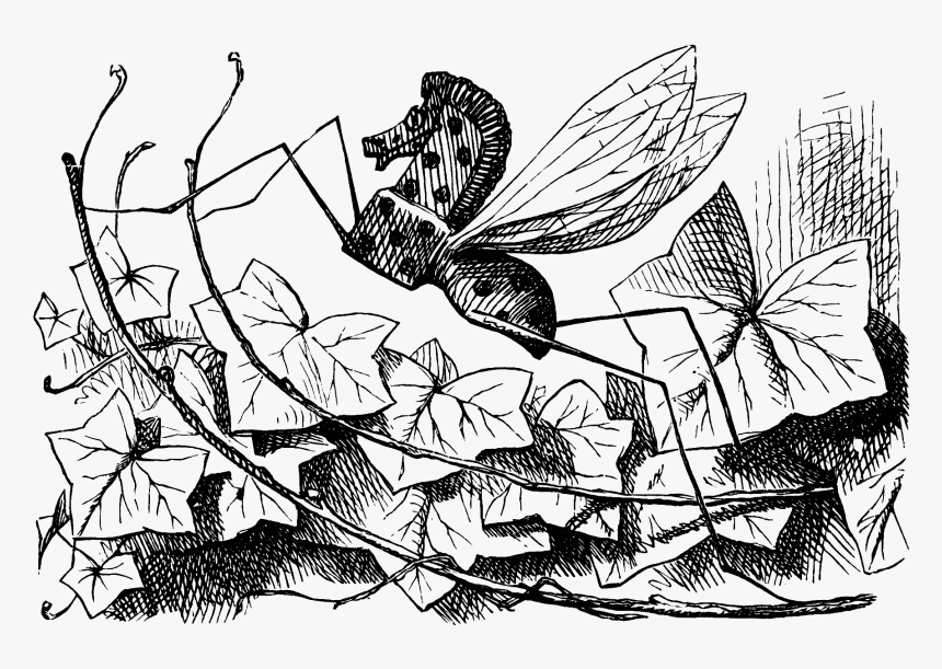 Rocking Horse Fly Alice In Wonderland, HD Png Download, Free Download