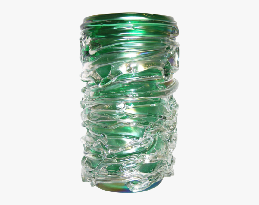 Camozzo Tall Modern Emerald Green Iridescent Murano - Iridescent Vase Murano, HD Png Download, Free Download