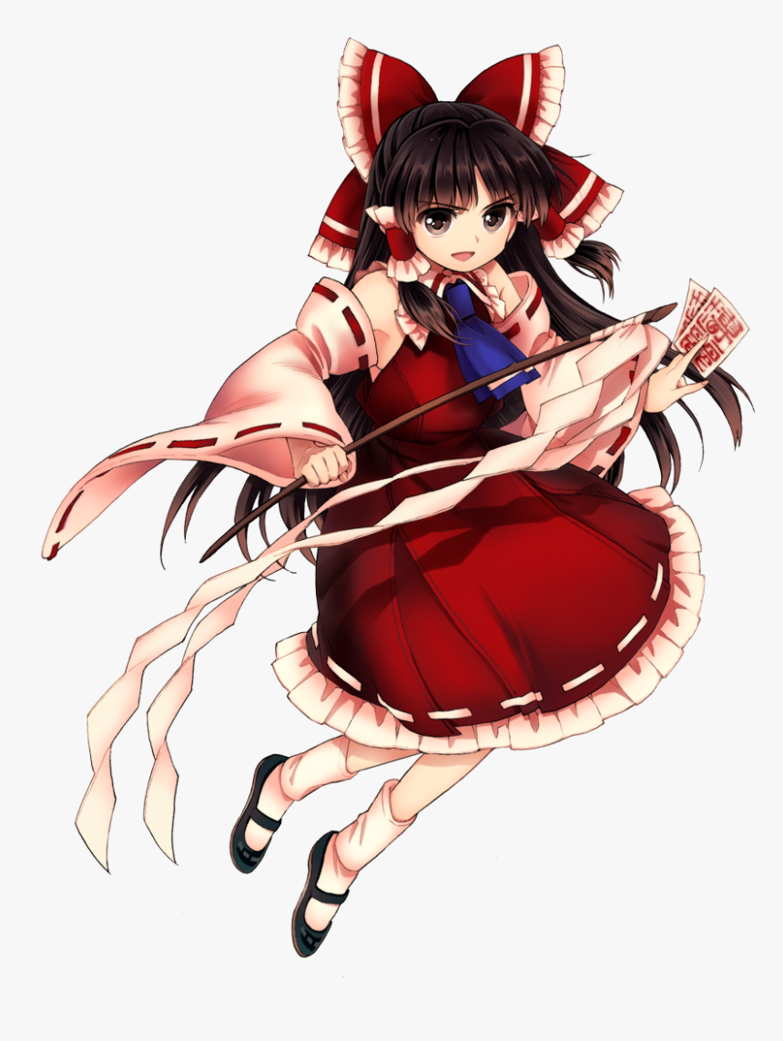 Hakurei Reimu Drawn By Harukawa Moe - Reimu Hakurei Smash, HD Png Download, Free Download