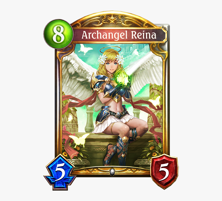 Shadowverse Cards Wood , Png Download - Archangel Reina, Transparent Png, Free Download