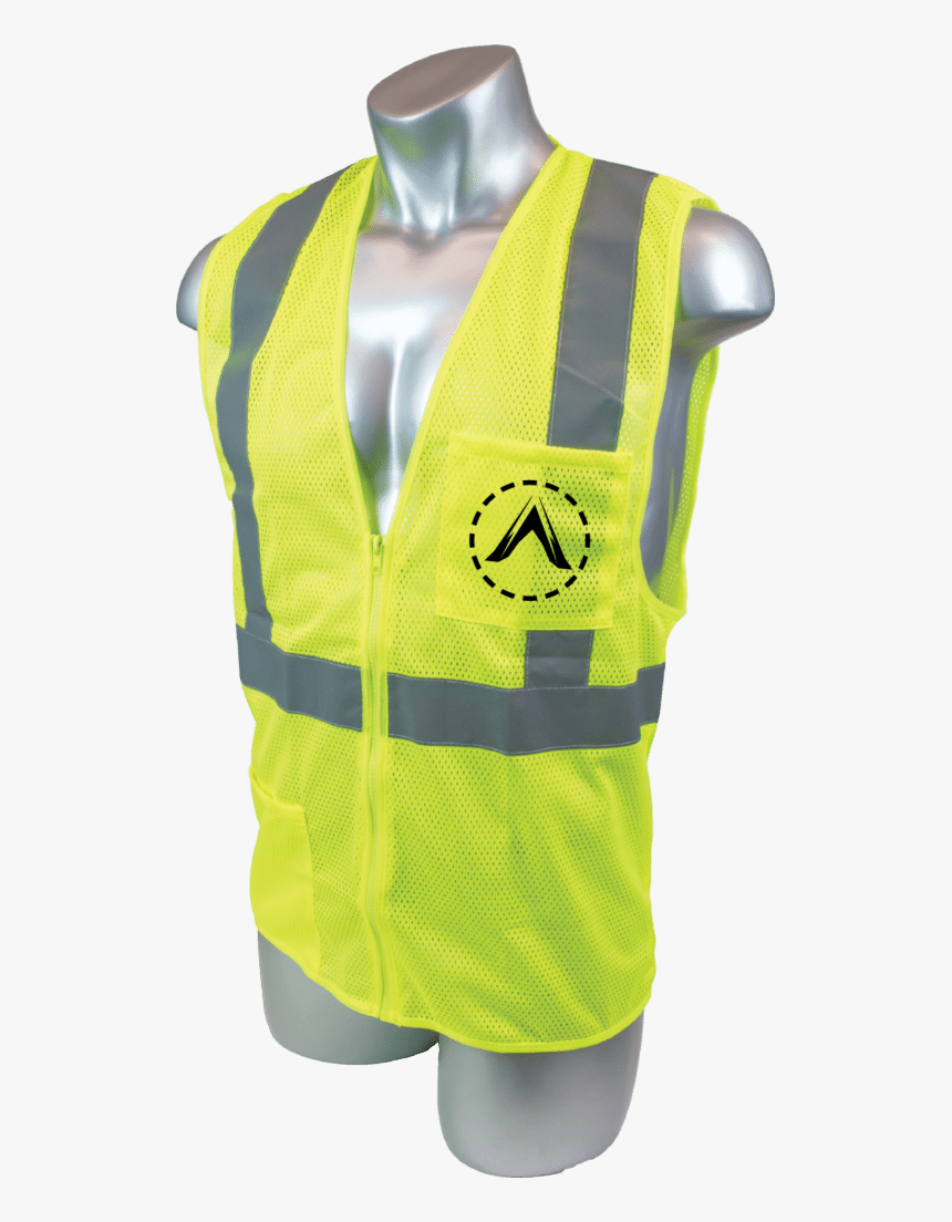 Custom Printed High Visibility Yellow Field Vest - High-visibility Clothing, HD Png Download, Free Download