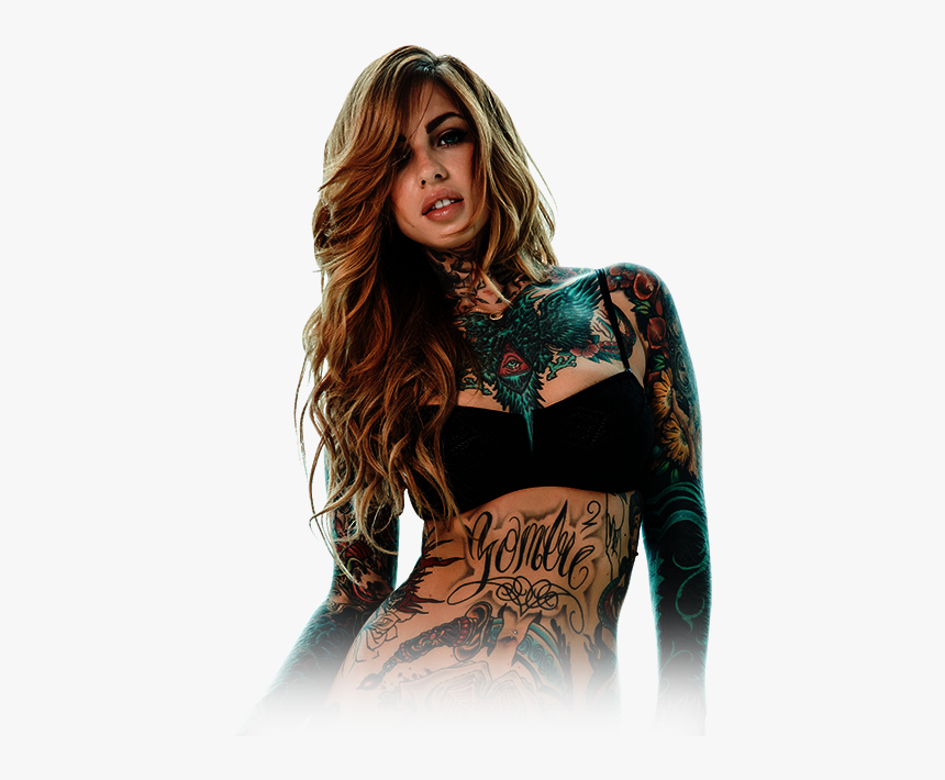 Thumb Image - Tattoo Girl Image Png, Transparent Png, Free Download