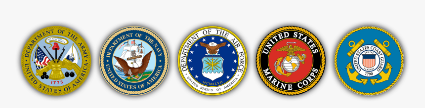 5 Military Service Logos, HD Png Download, Free Download