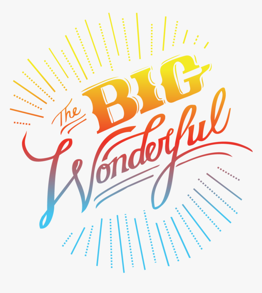 Thebigwonderful Throwback Burst No Est 2018 Gradient - Calligraphy, HD Png Download, Free Download