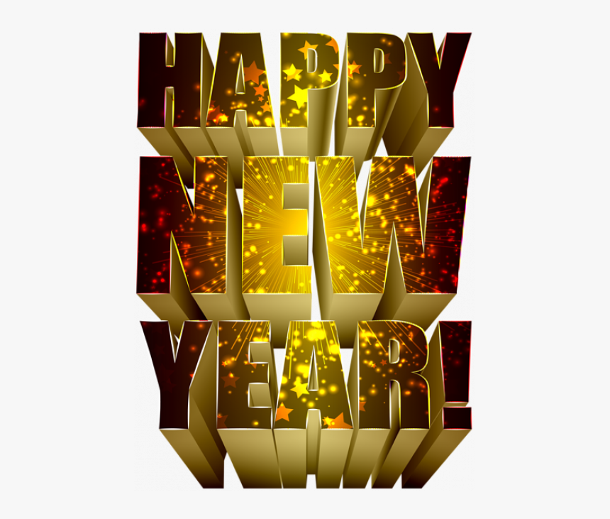 Happy Ne - Happy New Year Text Png, Transparent Png, Free Download