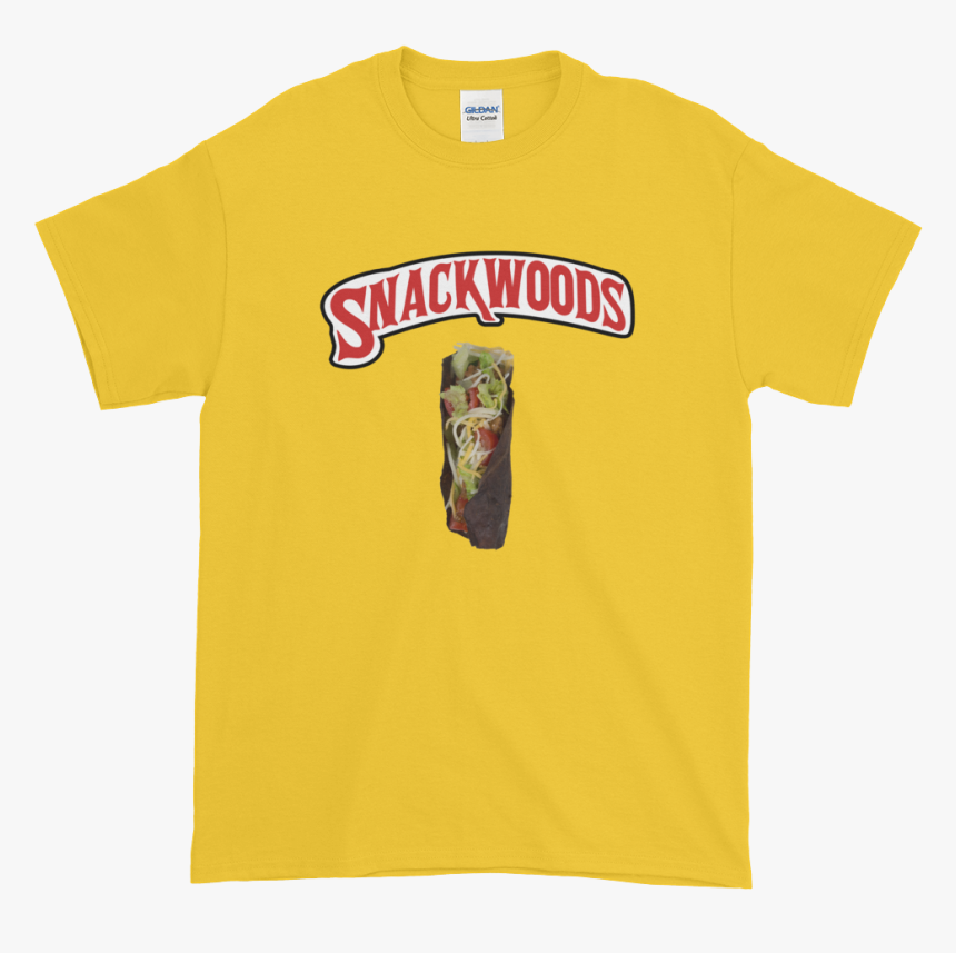 Snackwoods Taco Final Zzz Drip Lines Mockup Front Flat - Burreaux T Shirt, HD Png Download, Free Download