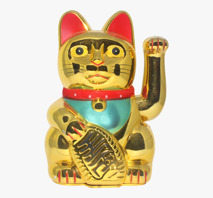 Lucky Chinese Cat Png, Transparent Png, Free Download