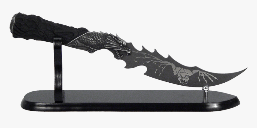 Fire-breathing Medieval Dragon Dagger - Bowie Knife, HD Png Download, Free Download