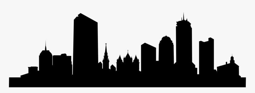 Boston Vector Graphics Silhouette Illustration Portable - Boston Skyline Silhouette Png, Transparent Png, Free Download