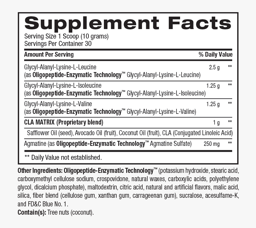 Best Bcaa Nutrition Facts - Bpi Best Bcaa 30 Servings, HD Png Download, Free Download