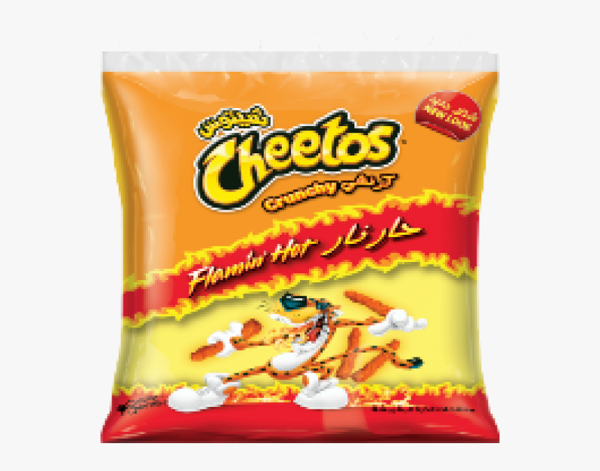 Cheetos Crunchy Flaming Hot 1x16x25g - Cheetos Red Flamin Hot, HD Png Download, Free Download