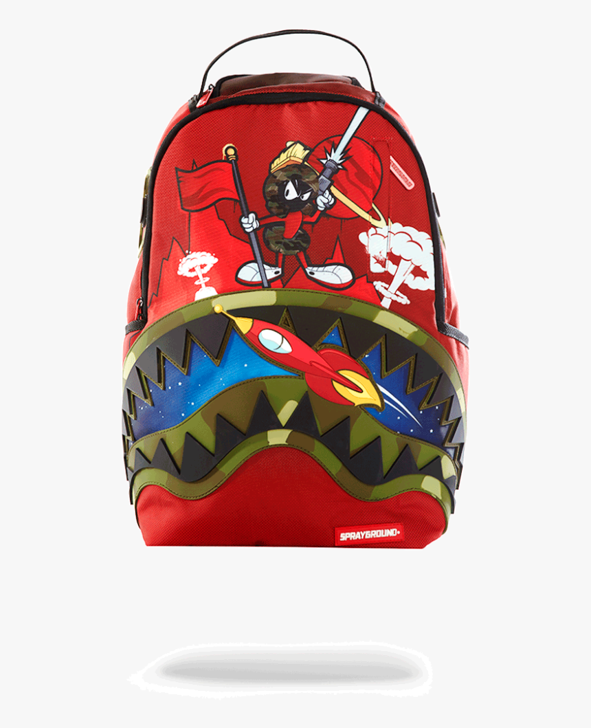 Transparent Marvin The Martian Clipart - Sprayground Marvin The Martian Backpack, HD Png Download, Free Download