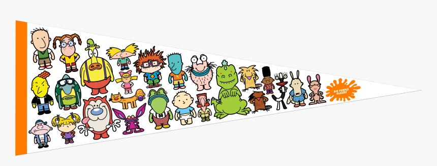 Image Of Nicktoons Felt Pennant , Png Download, Transparent Png, Free Download