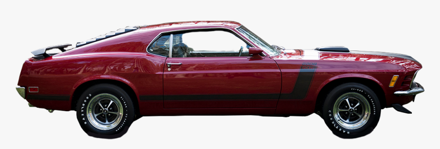 Red Muscle Car Transparent, HD Png Download, Free Download